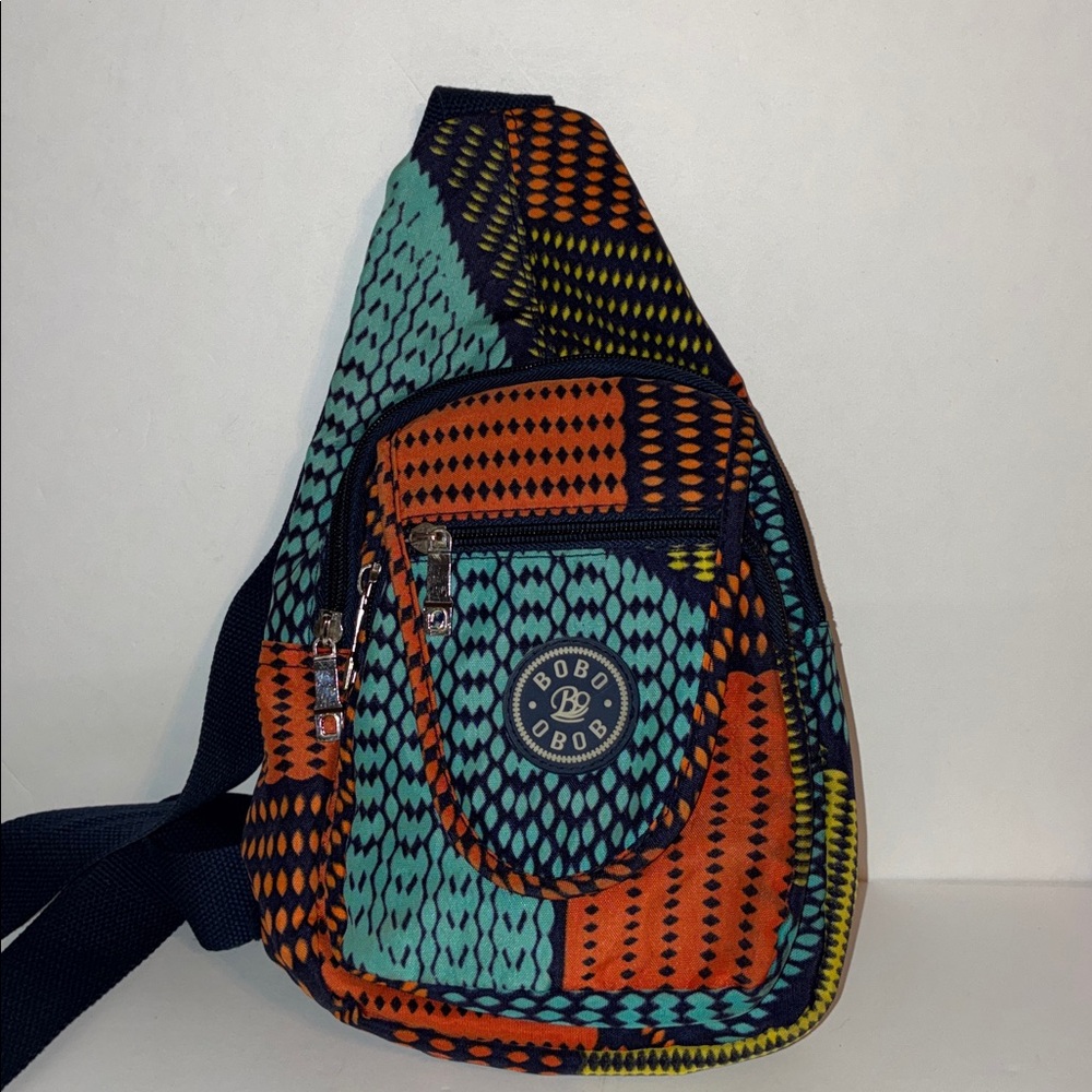 BOBO obob sling bag.  Nylon.  Multicolored.
